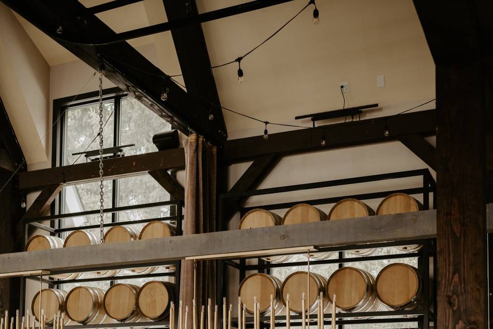 Upstairs Cocktail Barrel Room