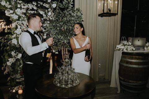 Champagne Tower