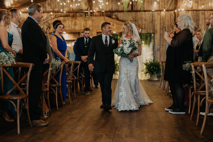 Walking down the aisle