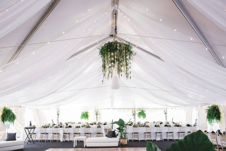 Tent interior