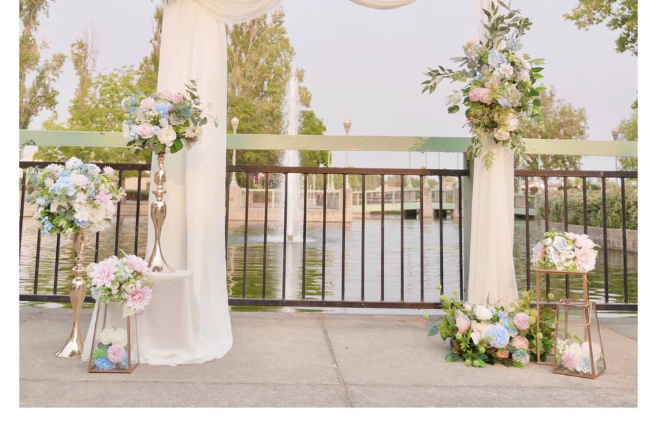 Ceremony arch design