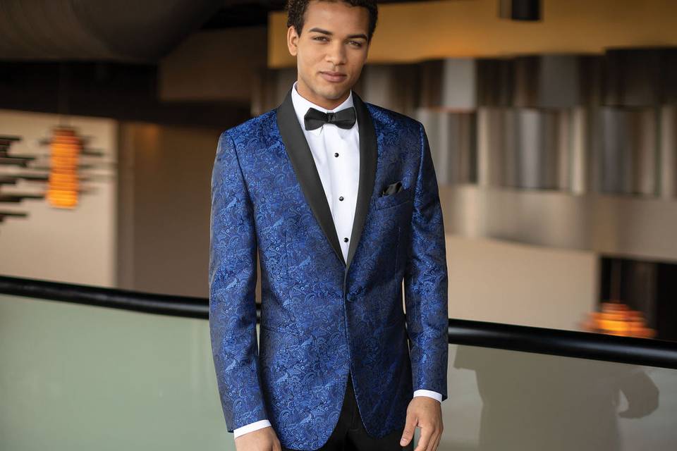 MOD Cobalt Paisley Tuxedo