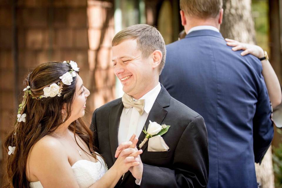 Dancing at the reception