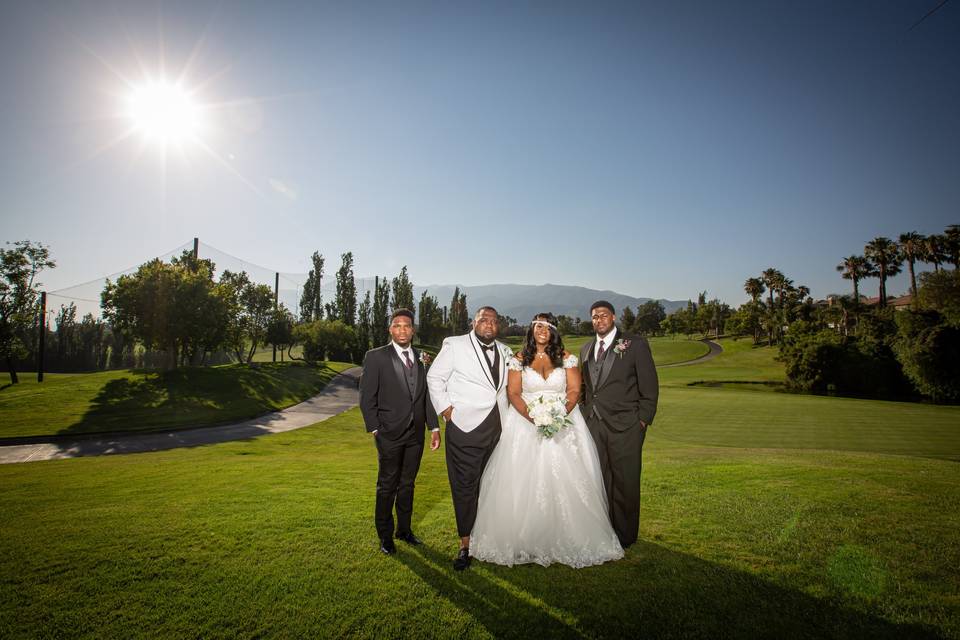 Ceremony at golf course