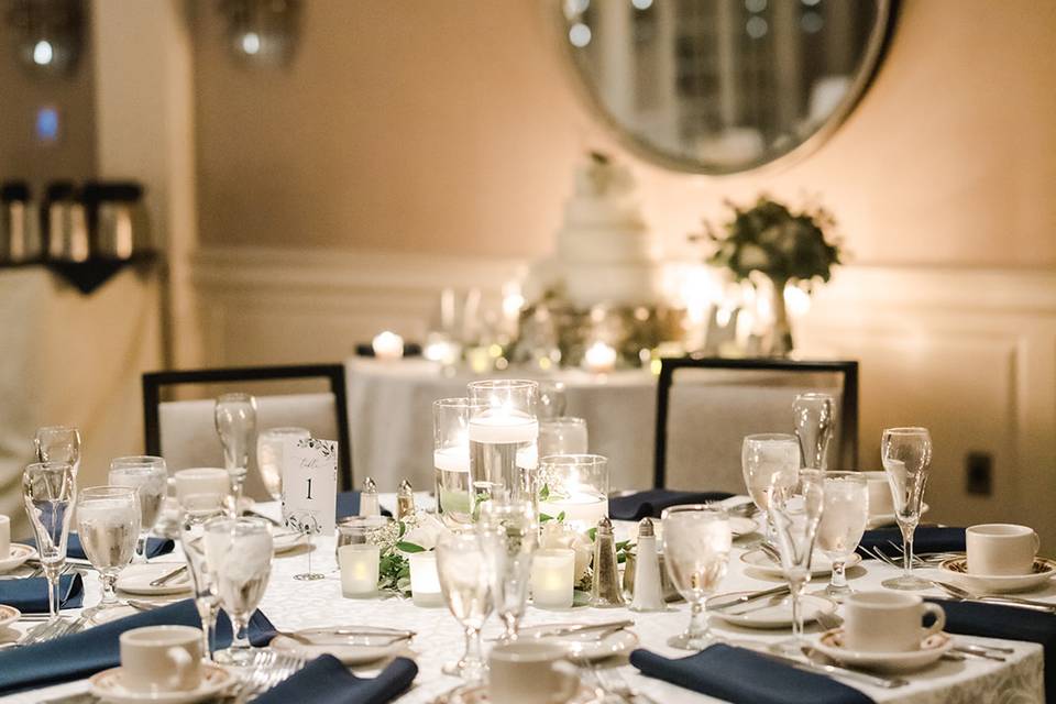 Tablescape with cake