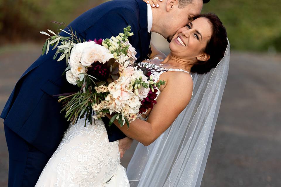 Flowers in hair