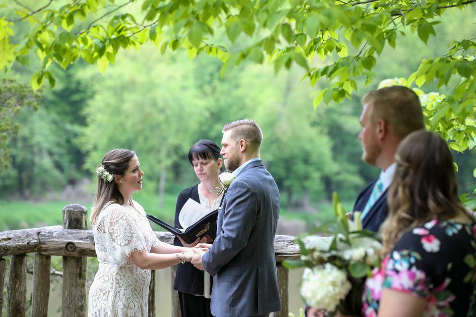 Wedding at Palisades Park