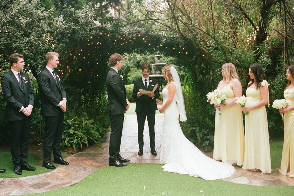 Spring wedding