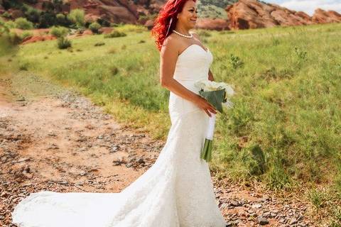 Red Rocks Bride