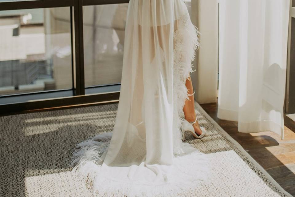 Custom Bridal Robe