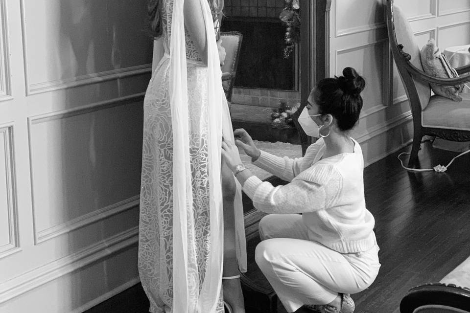 Bridal robe