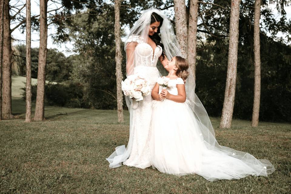 Custom flower girl dress