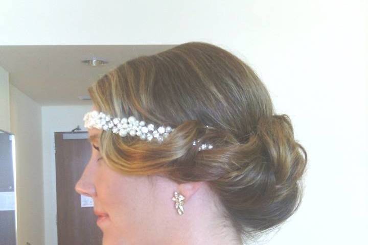 Bridal updo