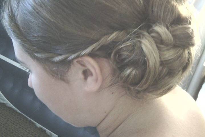 Bridal updo