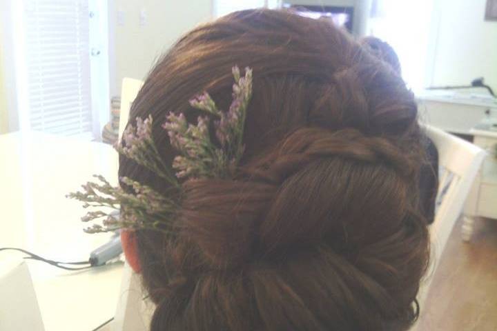 Bridal updo