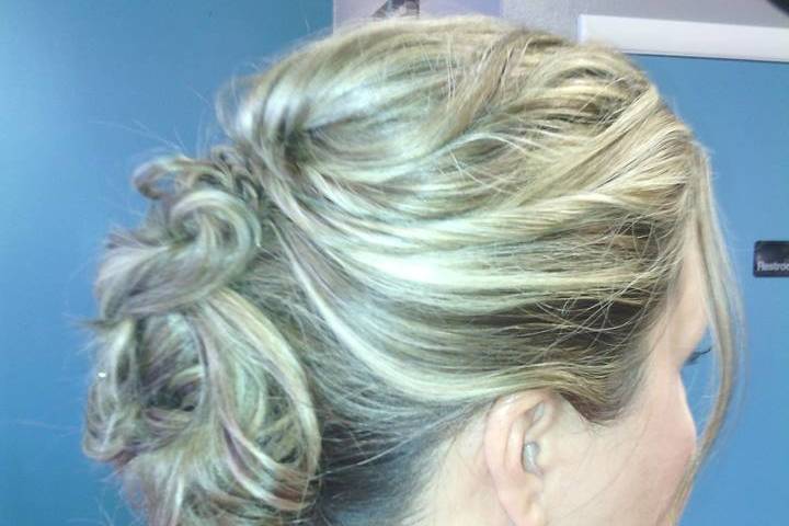 Bridal updo