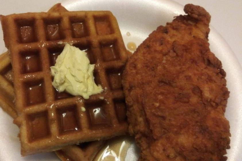 Chicken and waffles