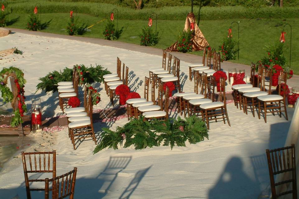 Chairs for the guests