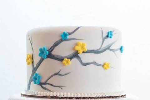 Spring theme cake