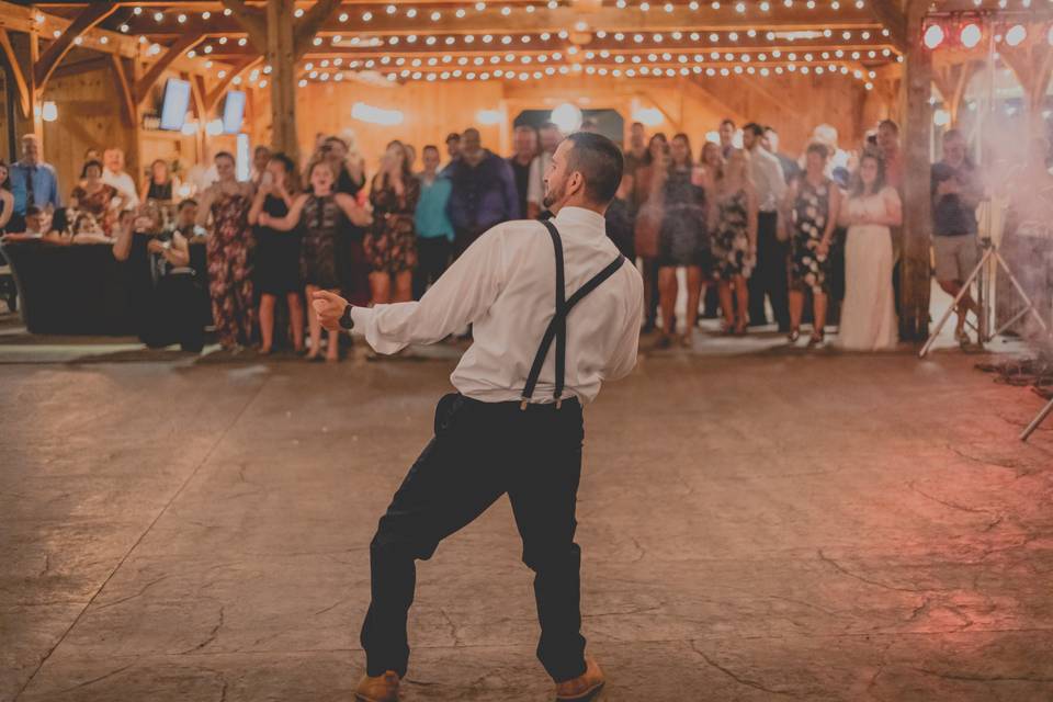 Dancing under the lights