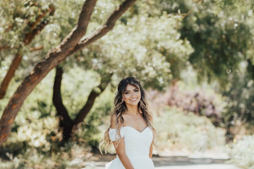 Heather Garden Bridal Portrait