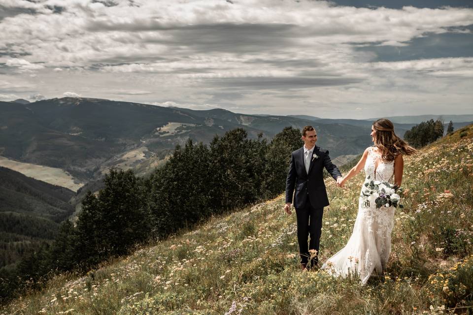 Vail Wedding Bride & Groom