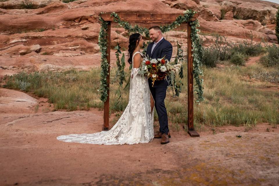 Simple Boho Elopement