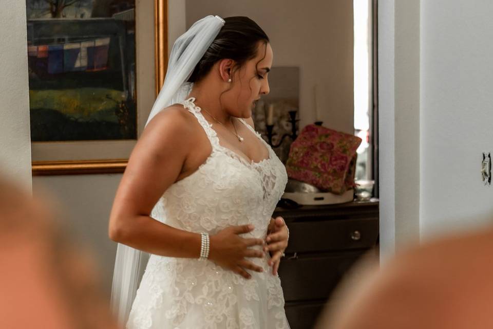 Farm Wedding Bride