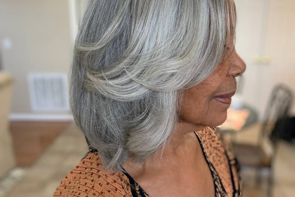 Wedding guest blow out