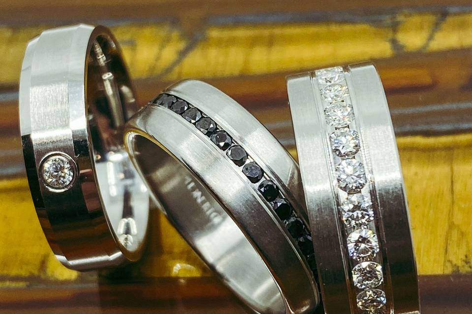 Mens Diamond Bands