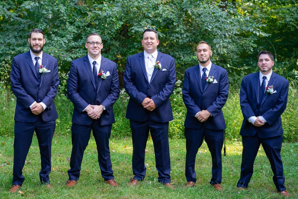 Groom and Groomsmen