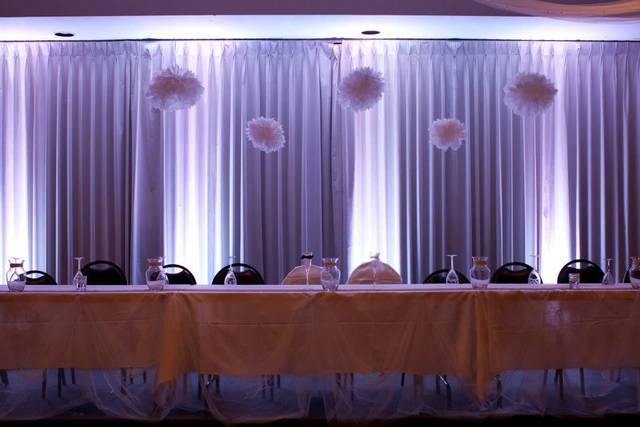 White Uplighting