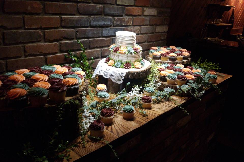 The Loft cake/gift table