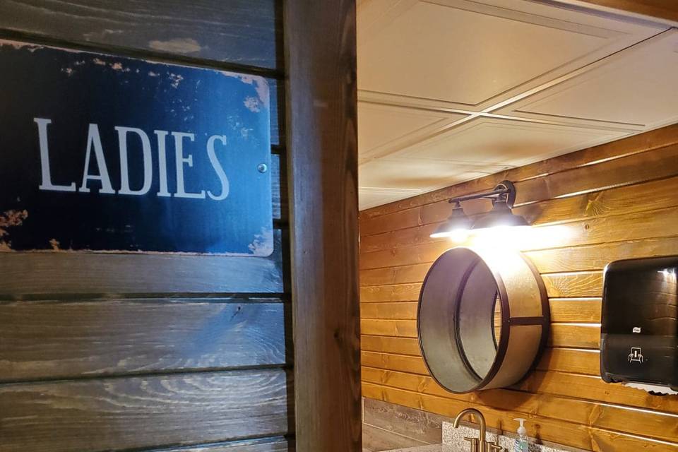 Outdoor ladie's restroom