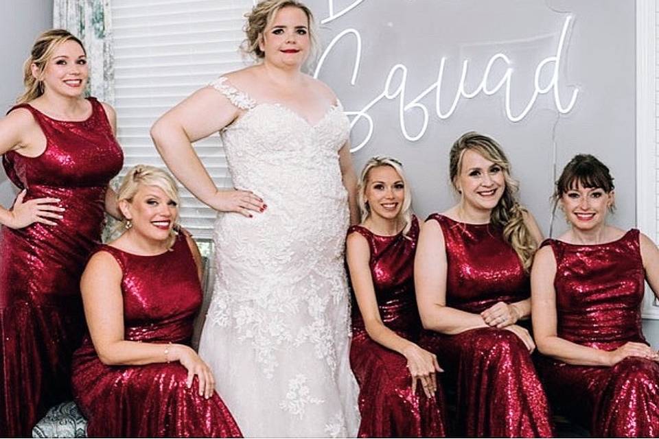 Bridal glam group