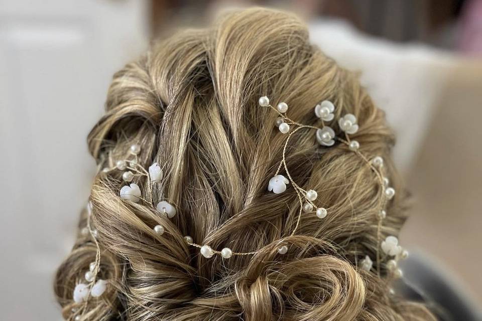 Bridal updo