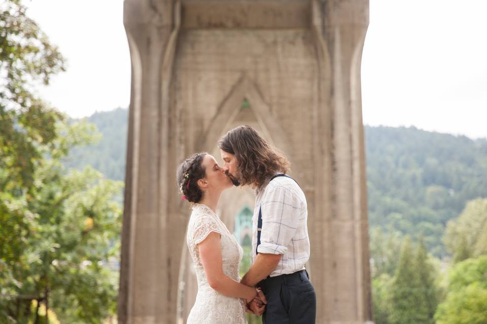 Cathedral Park Kiss