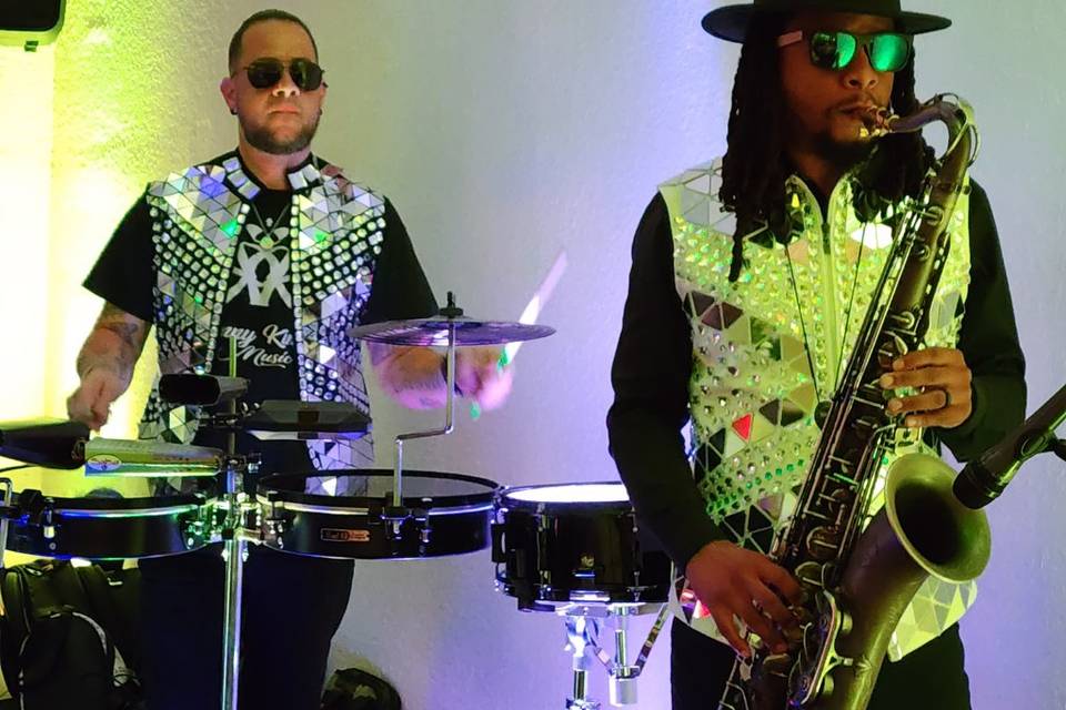Our Sax and Drum Duo
