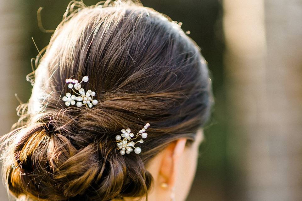 Bridal updo