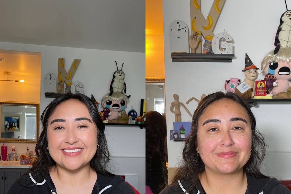 Makeup transition