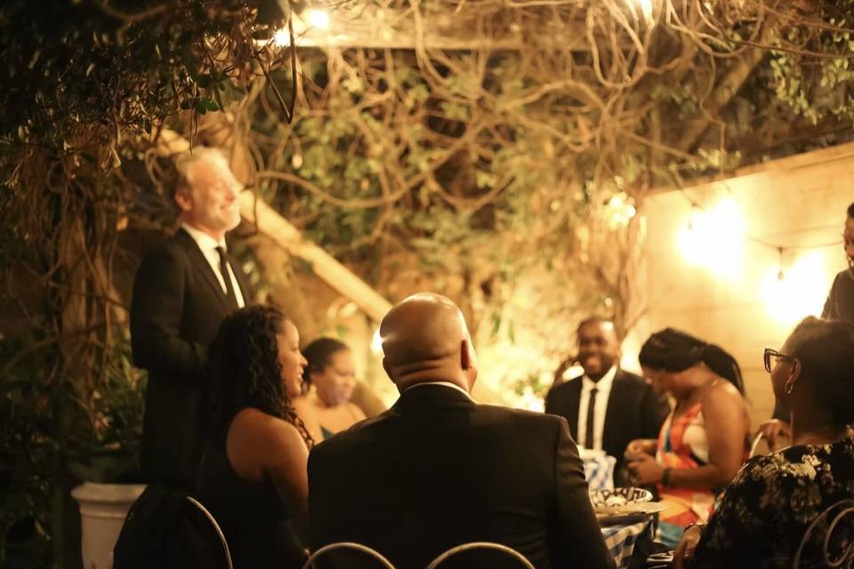 Reception dinner speech