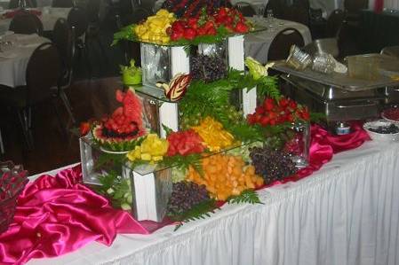 Buffet of fruits