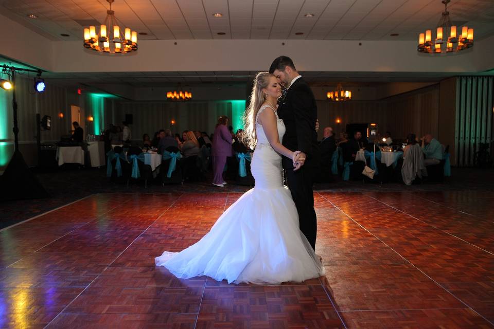 1st Dance back-lighting