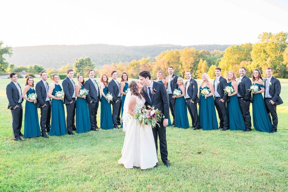 Steel blue dresses