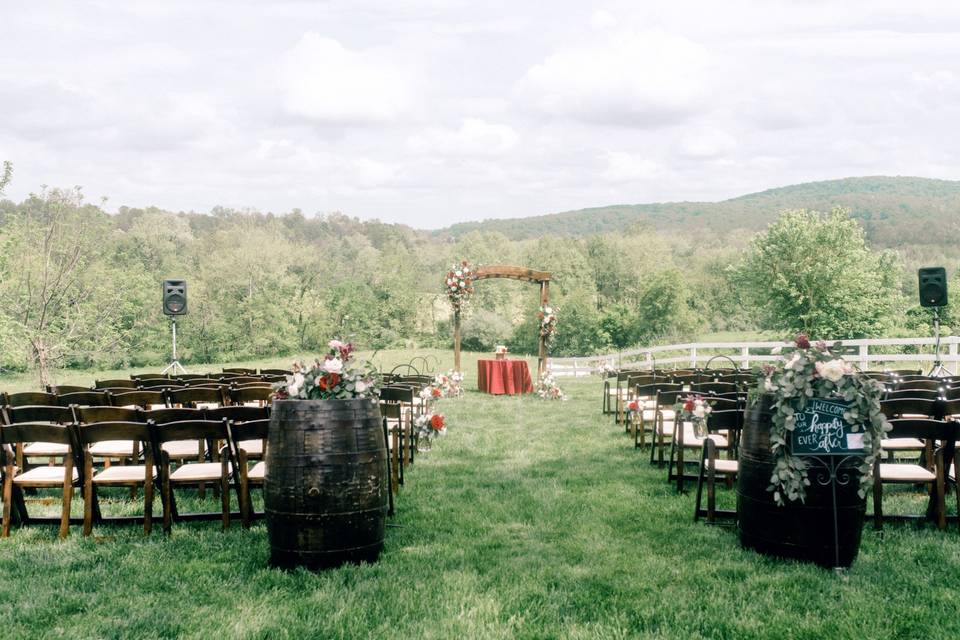 Sweet heart table