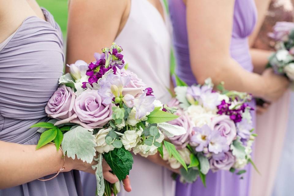 Lavender dresses