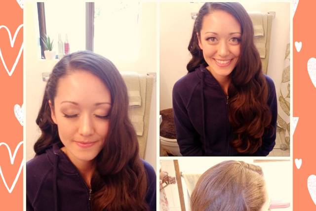 Classic waves and makeup