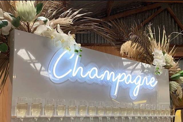 Champagne wall