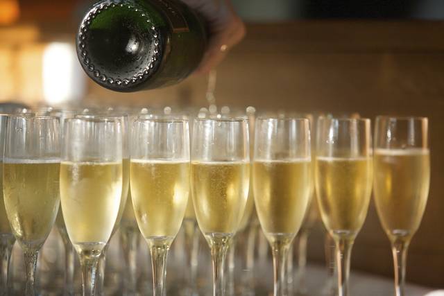 Champagne glasses