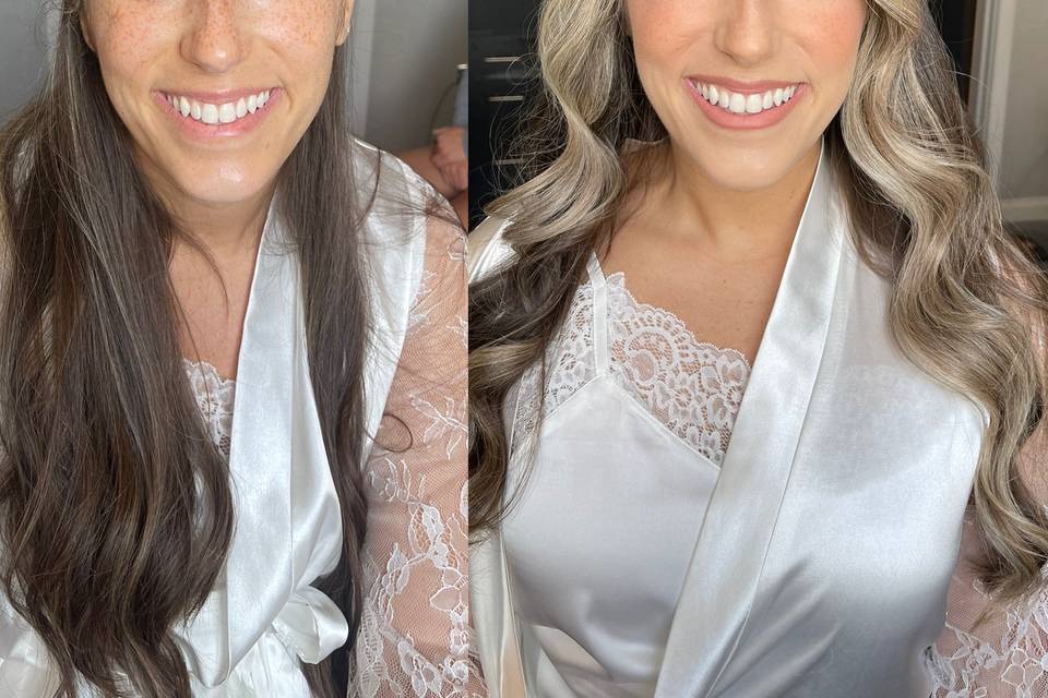 Soft glam Bride